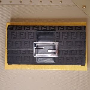 Fendi Wallet - Portfolio Donna Zucch/Nero